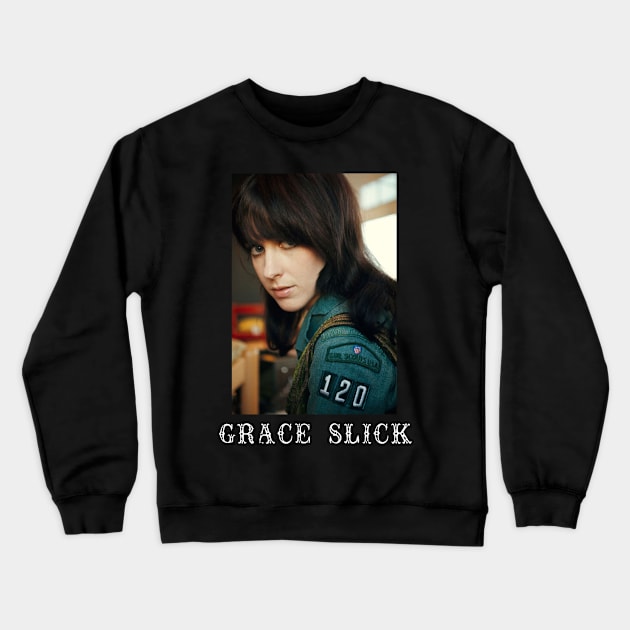 Grace Slick - Scout Crewneck Sweatshirt by Silent N